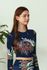 [Cielcoco] CLWT8078 Marimond Eco-friendly Regen Artwork Second Skin Top, Fisch im Forest_Navy, Yoga Top, Yoga Hose, Sweatshirt, Sportswear, Indoor Wear _ Made in KOREA